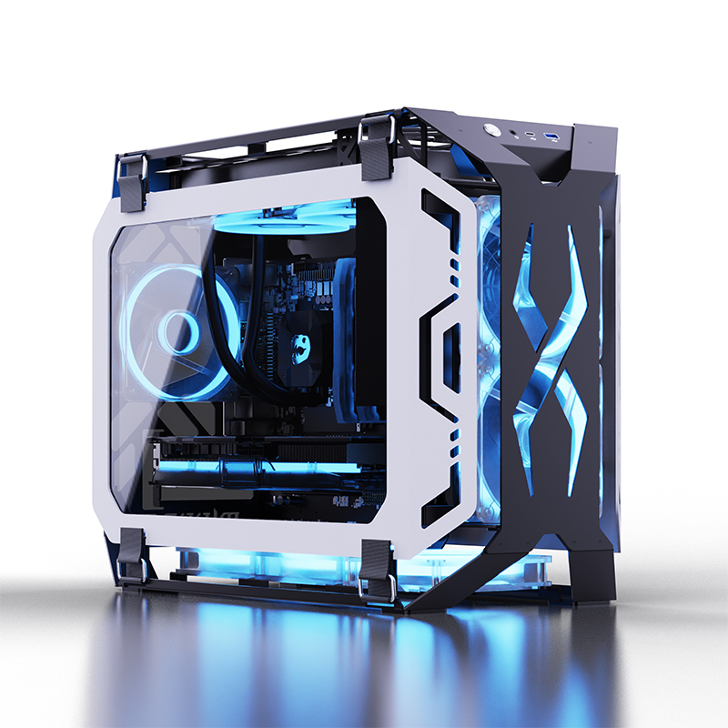Atx Case - Obudowa komputerowa Lovingcool, nowy design, otwarty