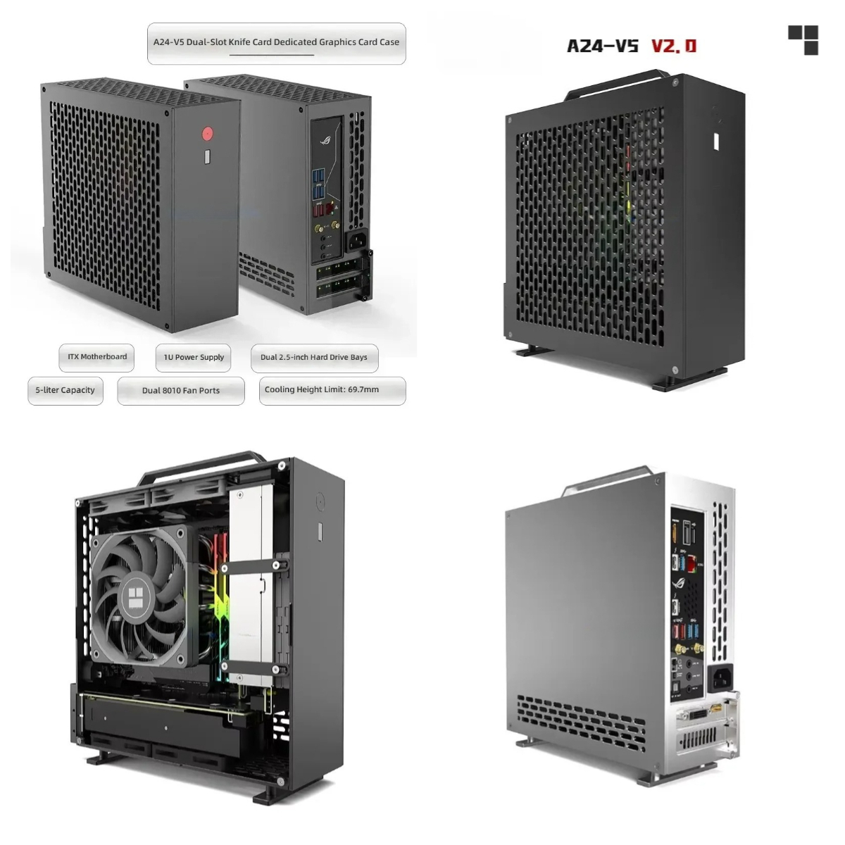 Obudowa ITX 1U z podwójnym gni – Pc Chassis recenzja i cena